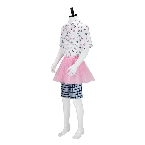 Cosplay Ace Ventura Pet Detective Costumes Skirts Halloween Fancy Dress Suits