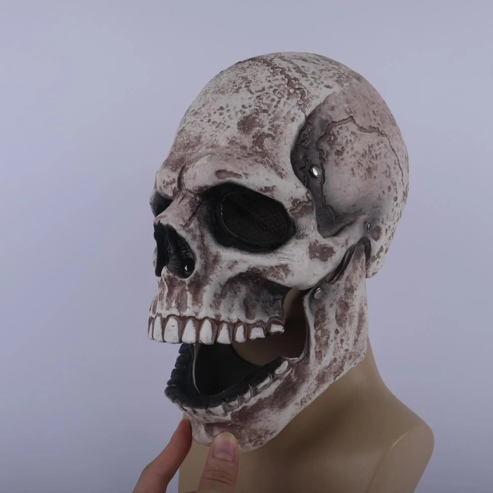 2021 Halloween Horrible Mask Skull Skeleton Cosplay Latex Helmet