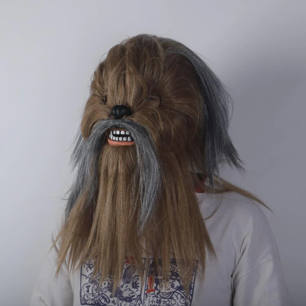 Star Wars Chewbacca Cosplay Helmet Mask Halloween Prop