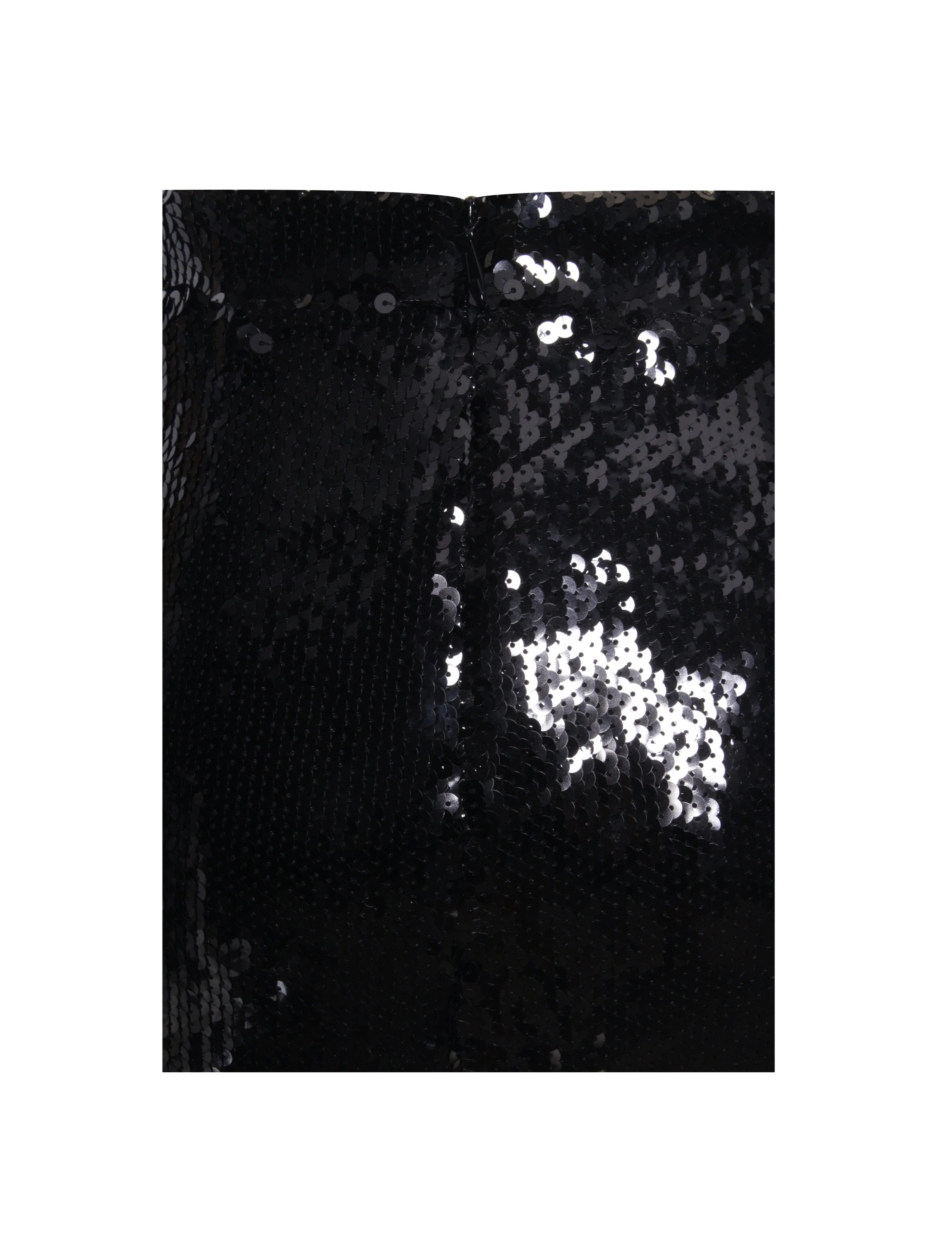 Tamira Black Sequin Mini Bodycon Skirt