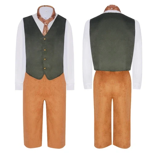 Cosplay The Lord of the Rings The Hobbit Bilbo Baggins Costumes Halloween Suits