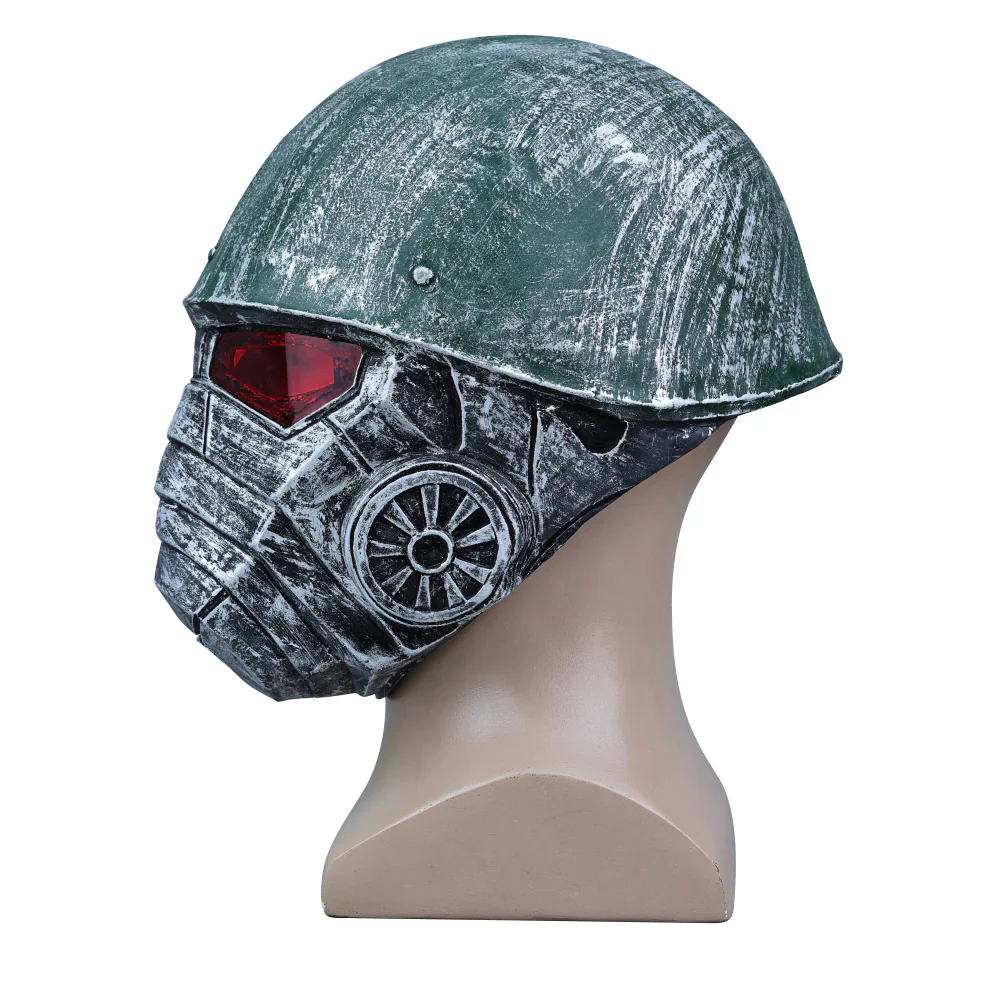 Fallout 4 NCR Veteran Ranger Cosplay Latex Helmet Halloween Props