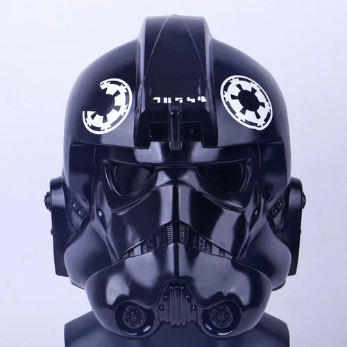 Star Wars TIE Victor 2 Fighter Pilot Helmet Halloween Full Head Masks Props PVC