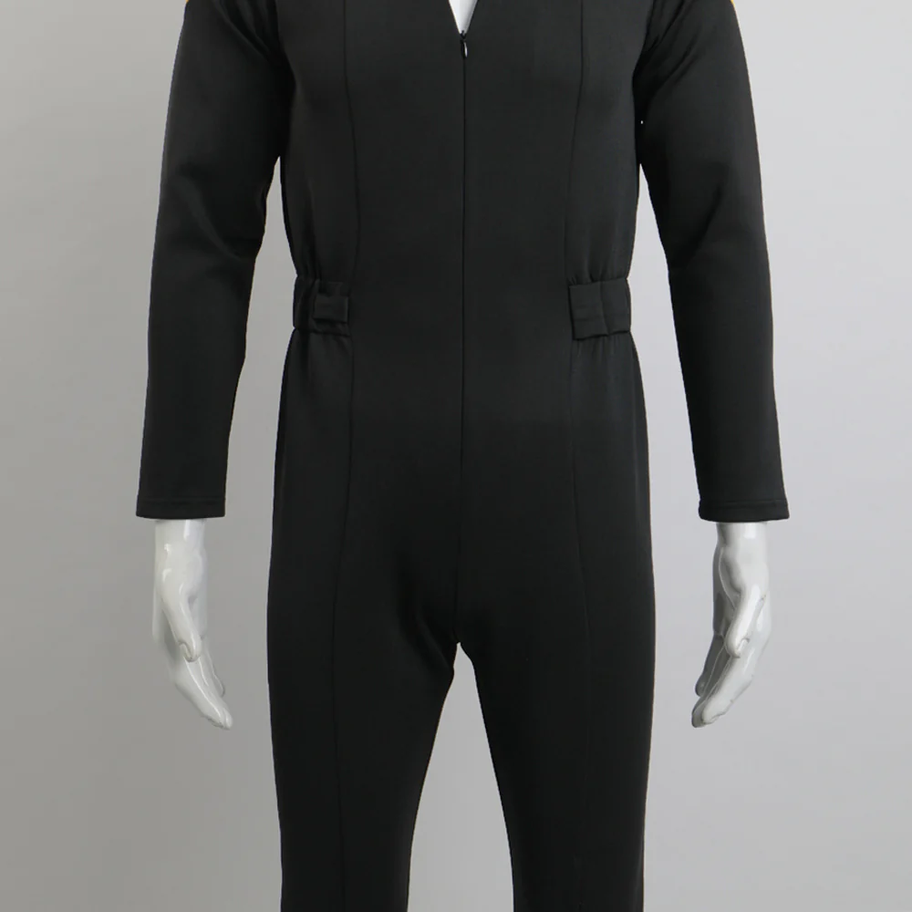 Cosermart Star Trek Deep Space Nine Commander Sisko Duty Uniform Jumpsuit Yellow Cosplay Costumes Halloween Party Prop