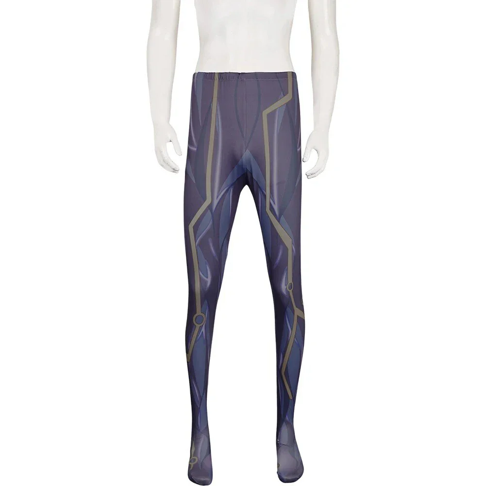 Arcane Viktor Costume Cape Pants Gloves Halloween Carnival Suits Mens