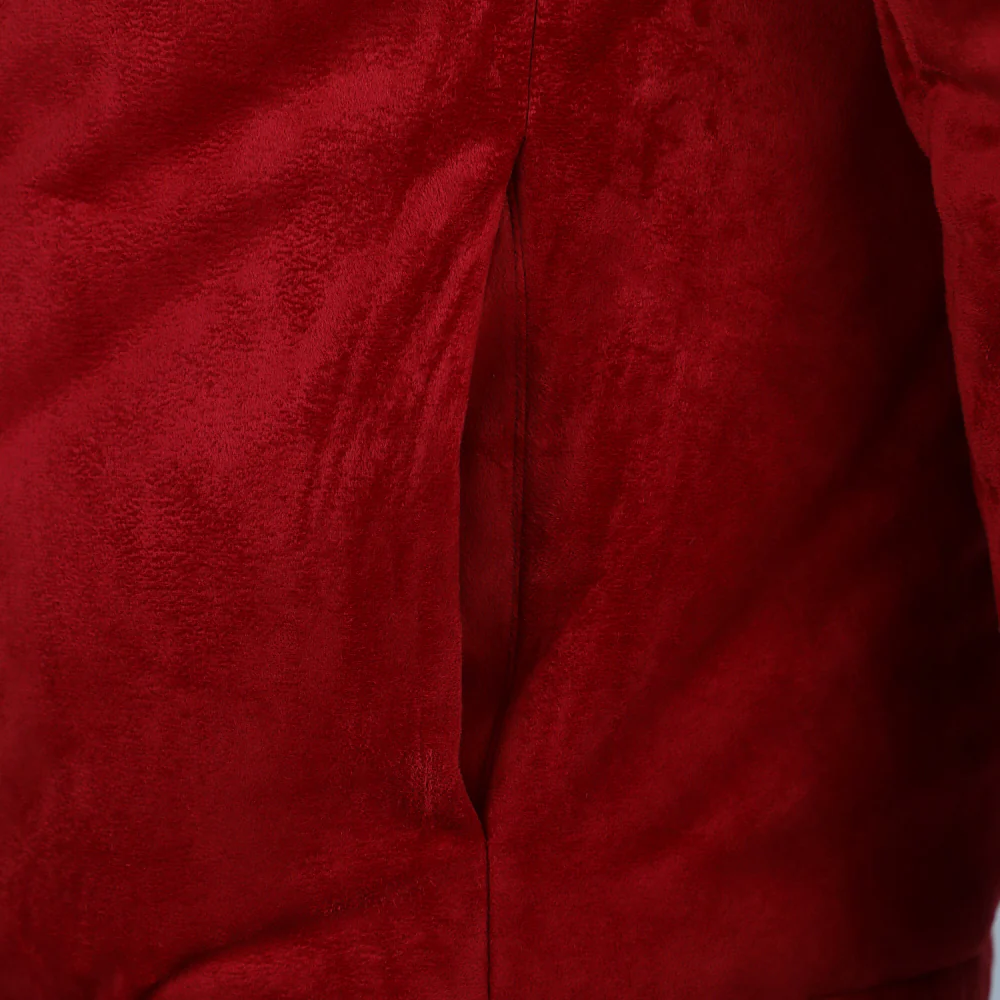 Cosermart Star Trek The Next Generation TNG Captain Picard Duty Uniform Jacket TNG Red Costume Halloween Cosplay Costume