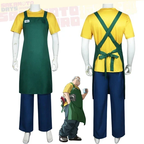 Cosplay Sakamoto Days Sakamoto Taro Costumes Apron Halloween Fancy Dress Suits
