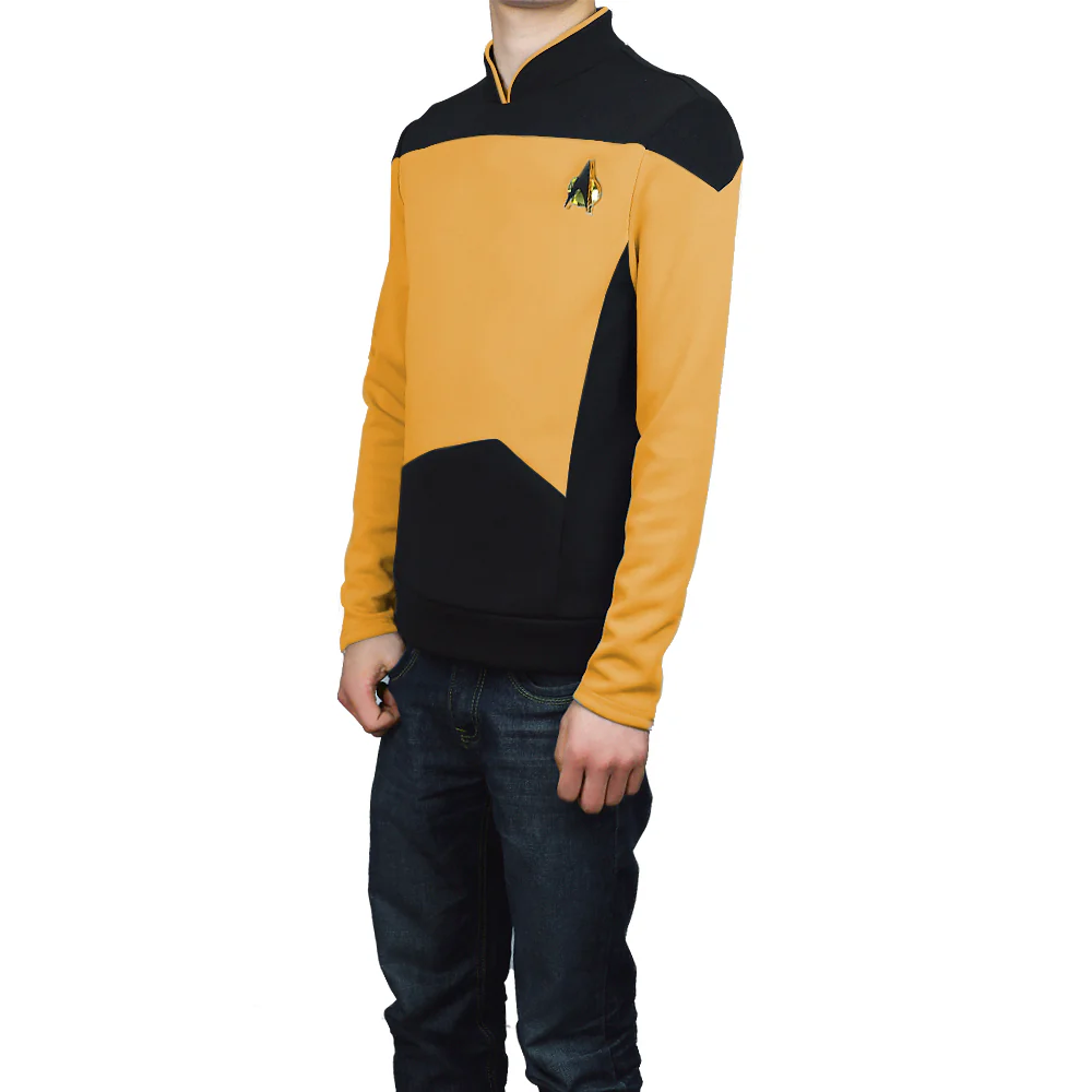 Star Trek TNG The Next Generation  Uniform Shirt Halloween Cosplay Costume