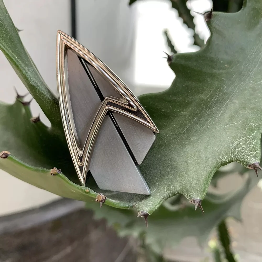 Star Trek Picard Admiral JL Pin The Next Generation Communicator Pin Brooches Halloween Cosplay Props