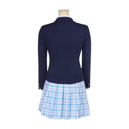 A Silent Voice Nishimiya Shouko Cosplay Costume Halloween Carnival Suit JK Dress