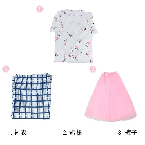 Cosplay Ace Ventura Pet Detective Costumes Skirts Halloween Fancy Dress Suits