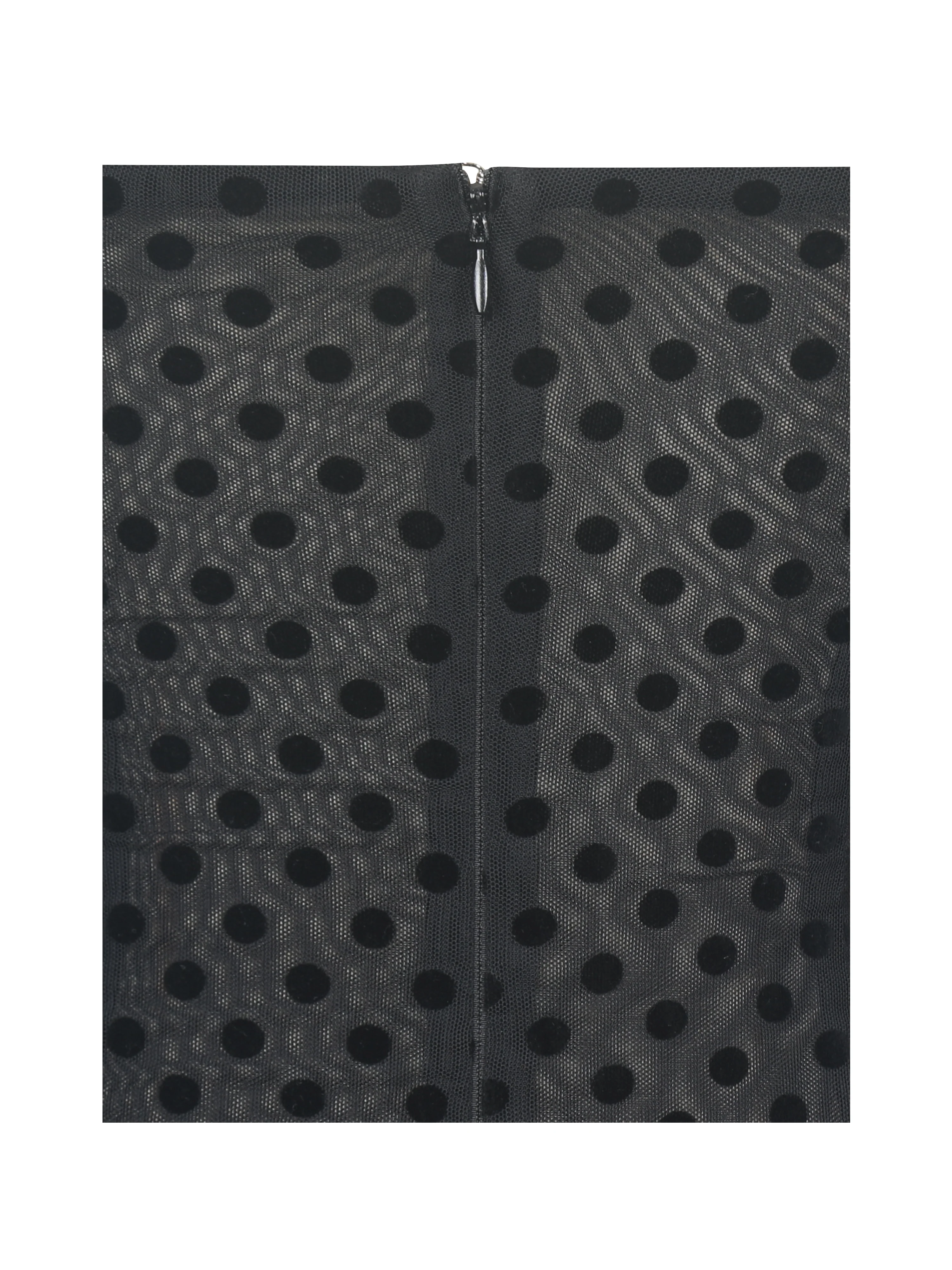 Faith Black and White Polka Dot Sweetheart Maxi Dress