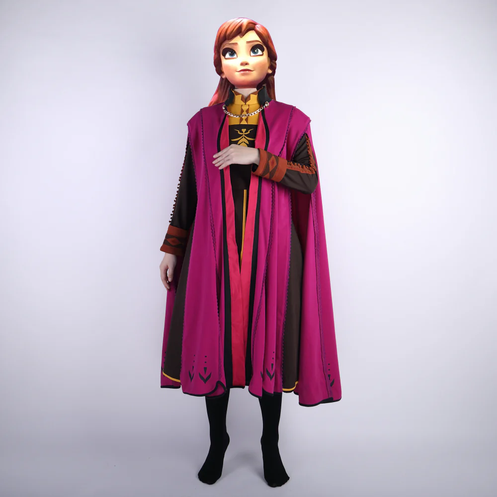 Frozen 2 Snow Queen Anna Elsa Princess Cosplay Costume Outfit Full Set Halloween Costumes Fancy Dress