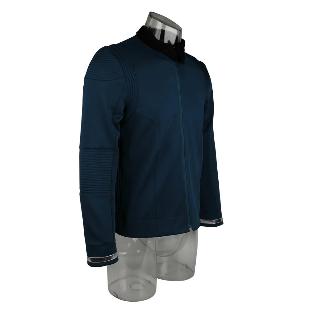 Cosermart Star Trek Discovery Season 2 Starfleet Captain Kirk Shirt Uniform Badge Costumes Halloween Cosplay Costume