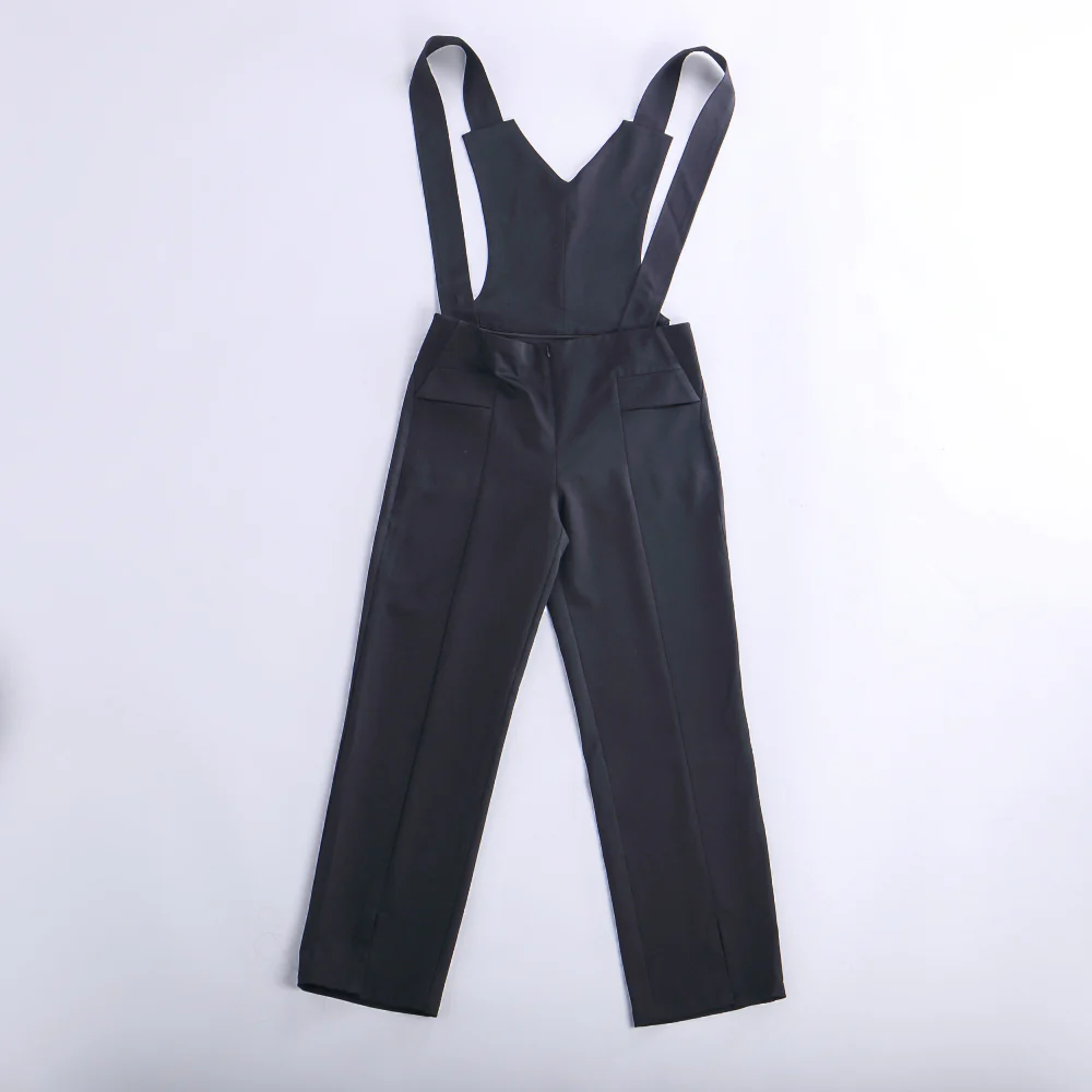 Cosermart Star Trek The Next Generation TNG Premier Line Uniform Pant Bib Pants Rompers Halloween Cosplay Costume