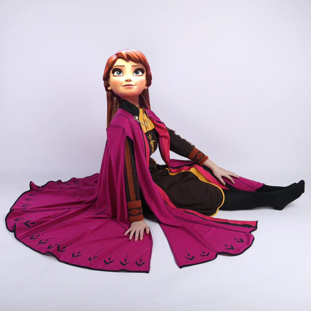 Frozen 2 Snow Queen Anna Elsa Princess Cosplay Costume Outfit Full Set Halloween Costumes Fancy Dress