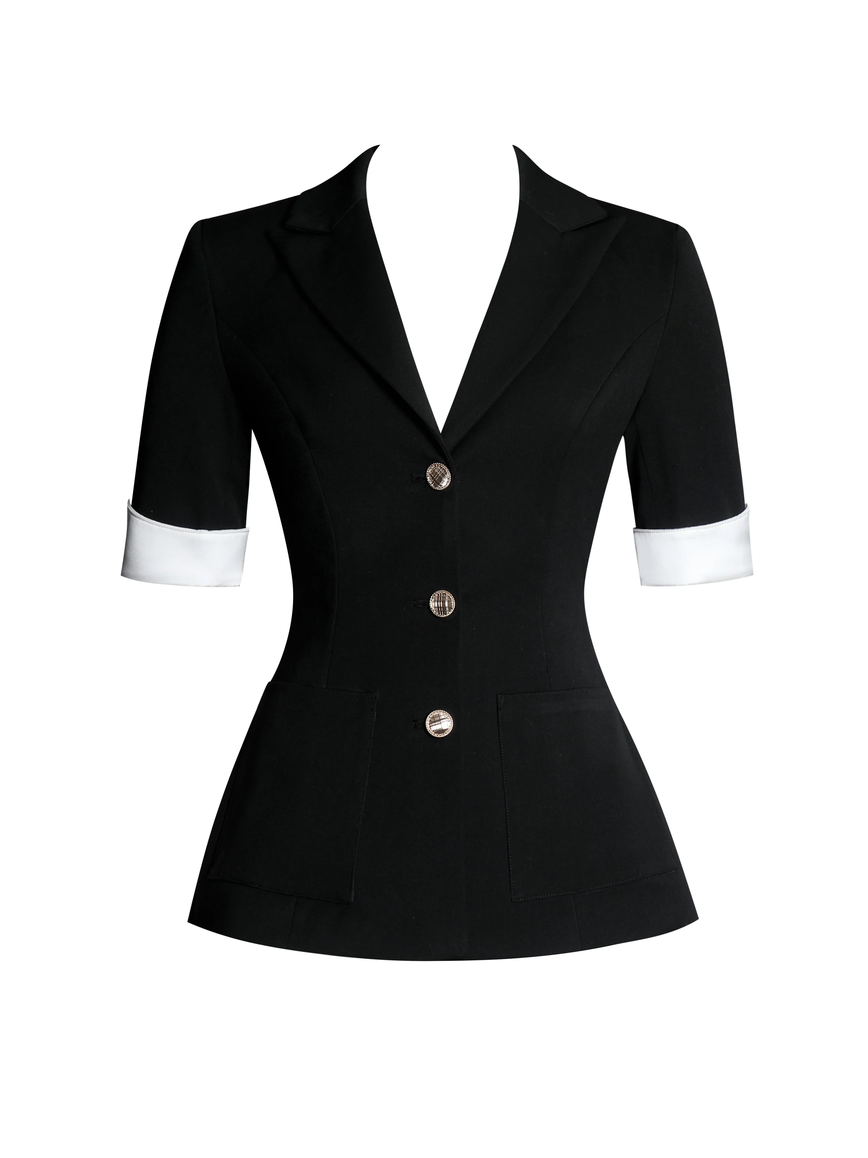 Aleena Short Sleeve Business Casual Blazer