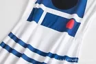 Cosplay Star Wars the Robot R2-D2 Skirt Dress Halloween Party Masquerade Costume