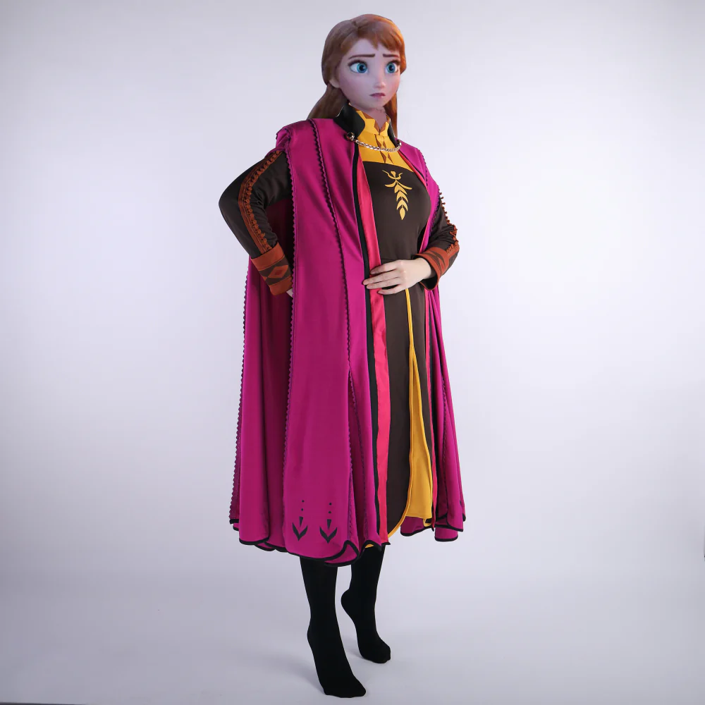 Frozen 2 Snow Queen Anna Elsa Princess Cosplay Costume Outfit Full Set Halloween Costumes Fancy Dress