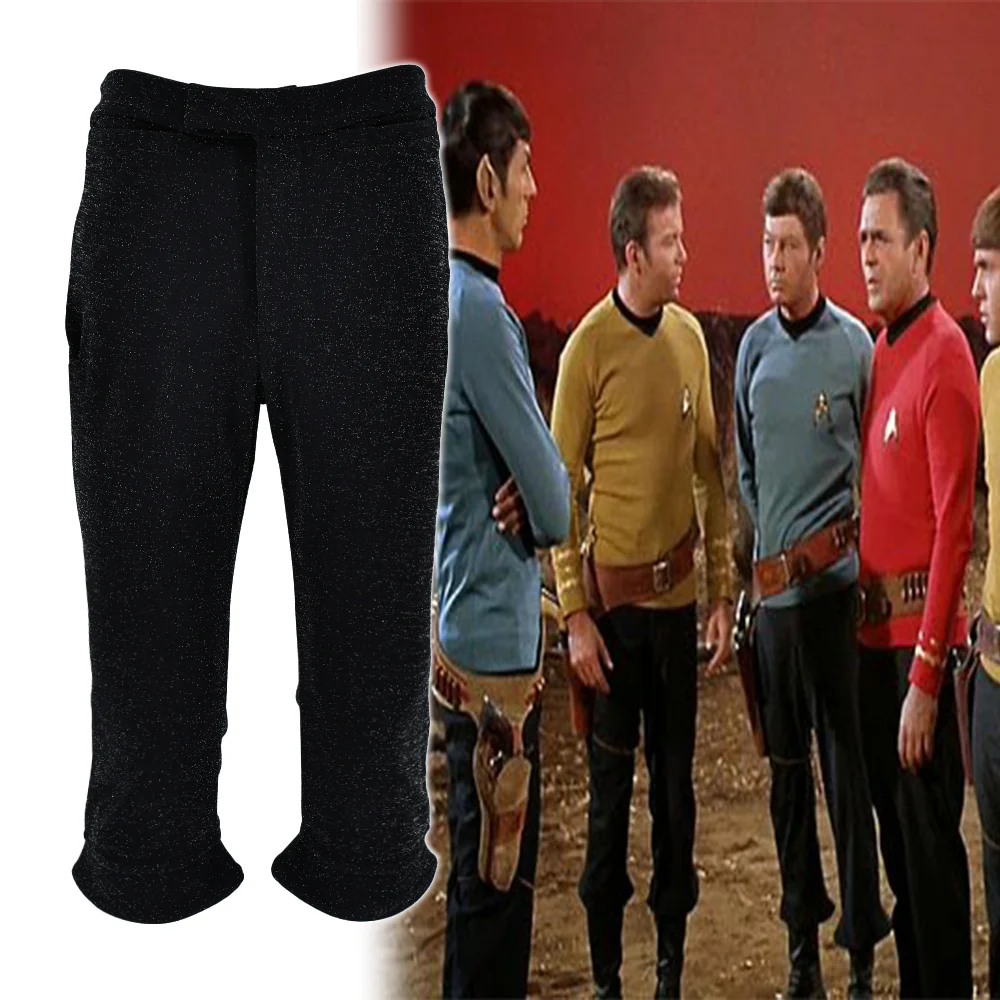 Cosermart Star trek  The Original Series Uniform TOS Kirk Spock Pants Halloween Cosplay Costume