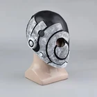 Murderbot Diaries Cosplay Mask Full Head Halloween Masquerade Helmet Props Latex