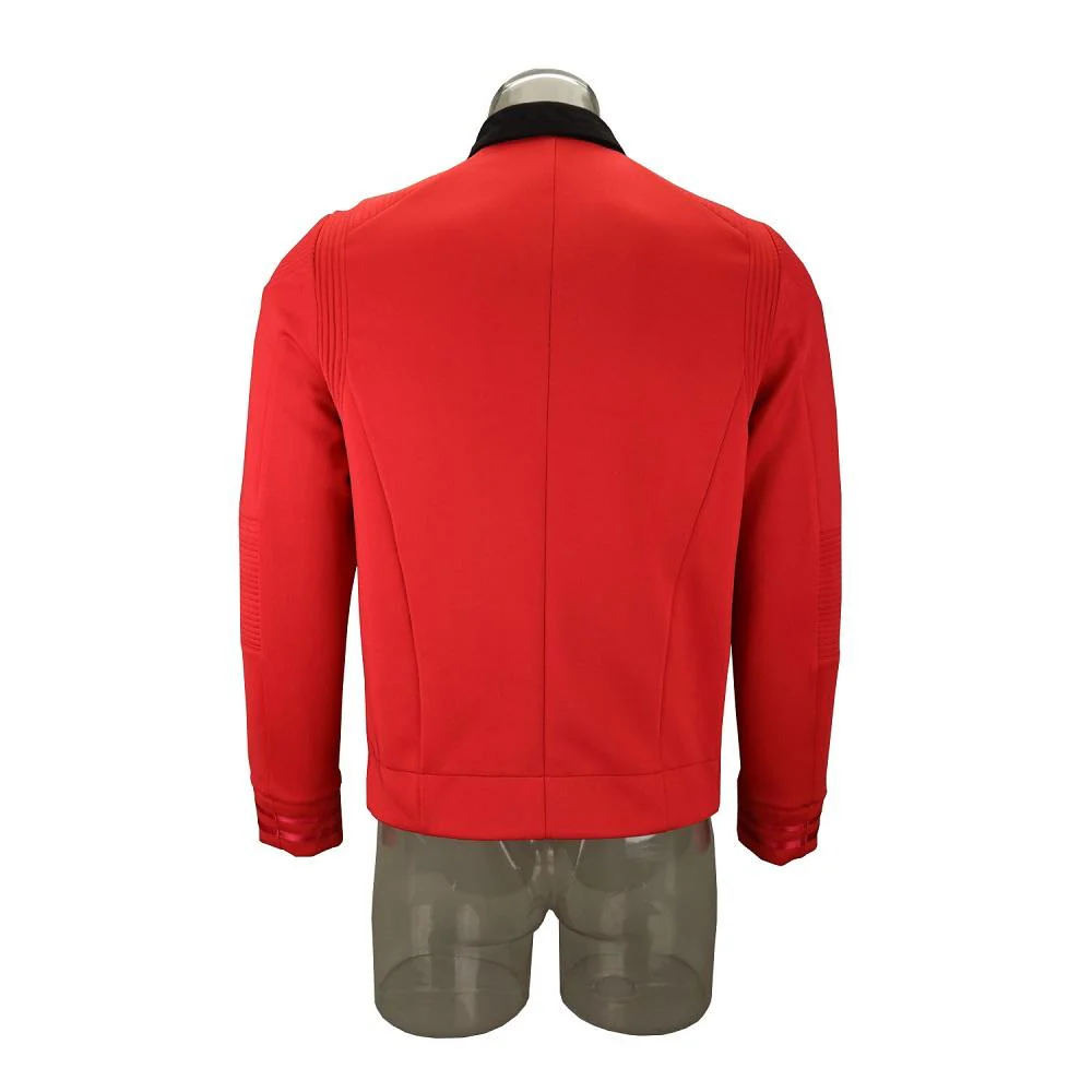 Cosermart Star Trek Discovery Season 2 Starfleet Captain Kirk Shirt Uniform Badge Costumes Halloween Cosplay Costume