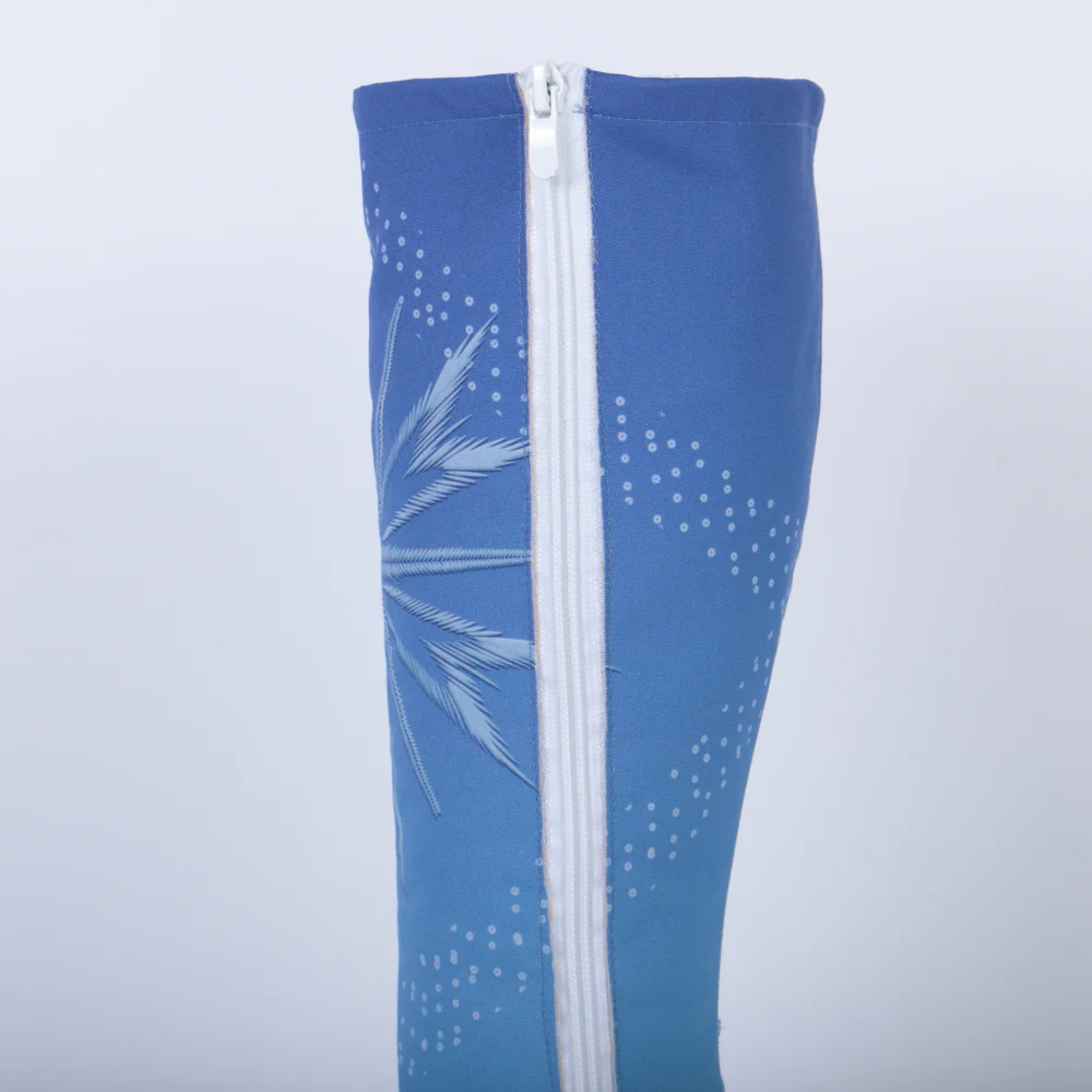 New Frozen 2 Cosplay Snow Adult Elsa Boots Costume Halloween Knee-high High Heel Elsa Shoes Costume Princess Ice Queen Elsa Prop