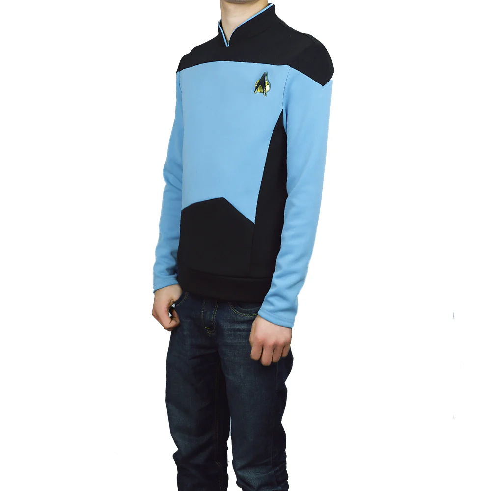 Star Trek TNG The Next Generation  Uniform Shirt Halloween Cosplay Costume