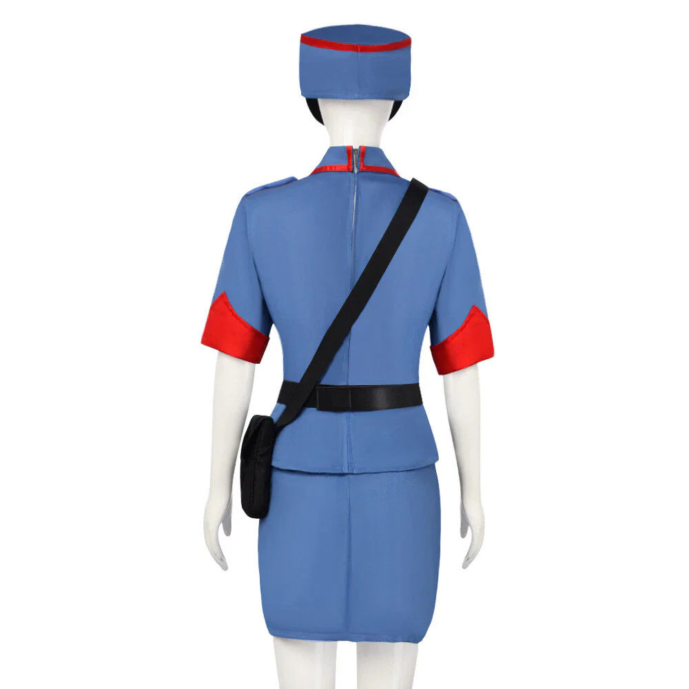 Pocket Monster Officer Jenny Uniform Dress Hat Cosplay Costume Halloween Suits