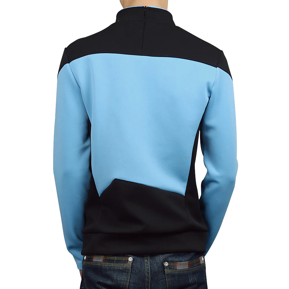 Star Trek TNG The Next Generation  Uniform Shirt Halloween Cosplay Costume
