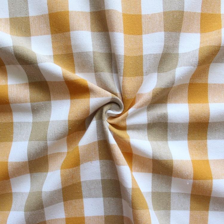 Cotton Lanfranki Yellow with Border 4 Seater Table Cloths Pack of 1