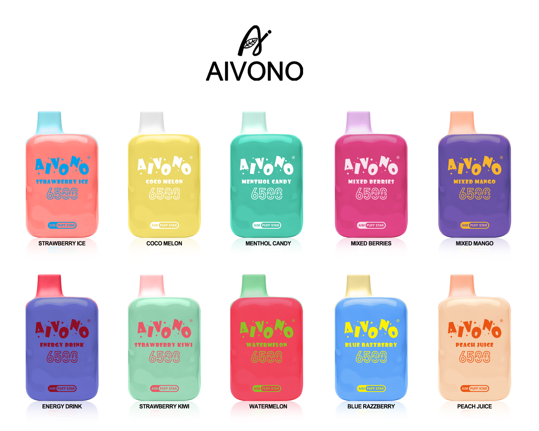 AIVONO AIM PUFF STAR 6500 Puffs Einweg-Vape(5 % Nikotingehalt)