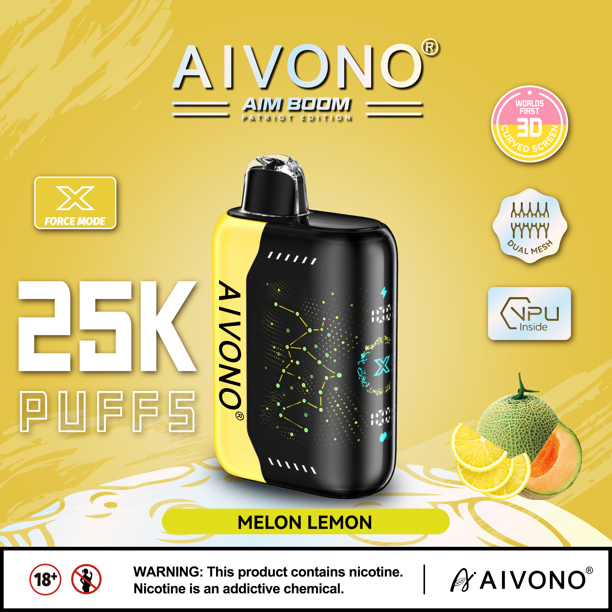 🔥Hot sale🔥AIVONO AIM BOOM 25000 Züge Einweg-Vape(5 % Nikotingehalt)