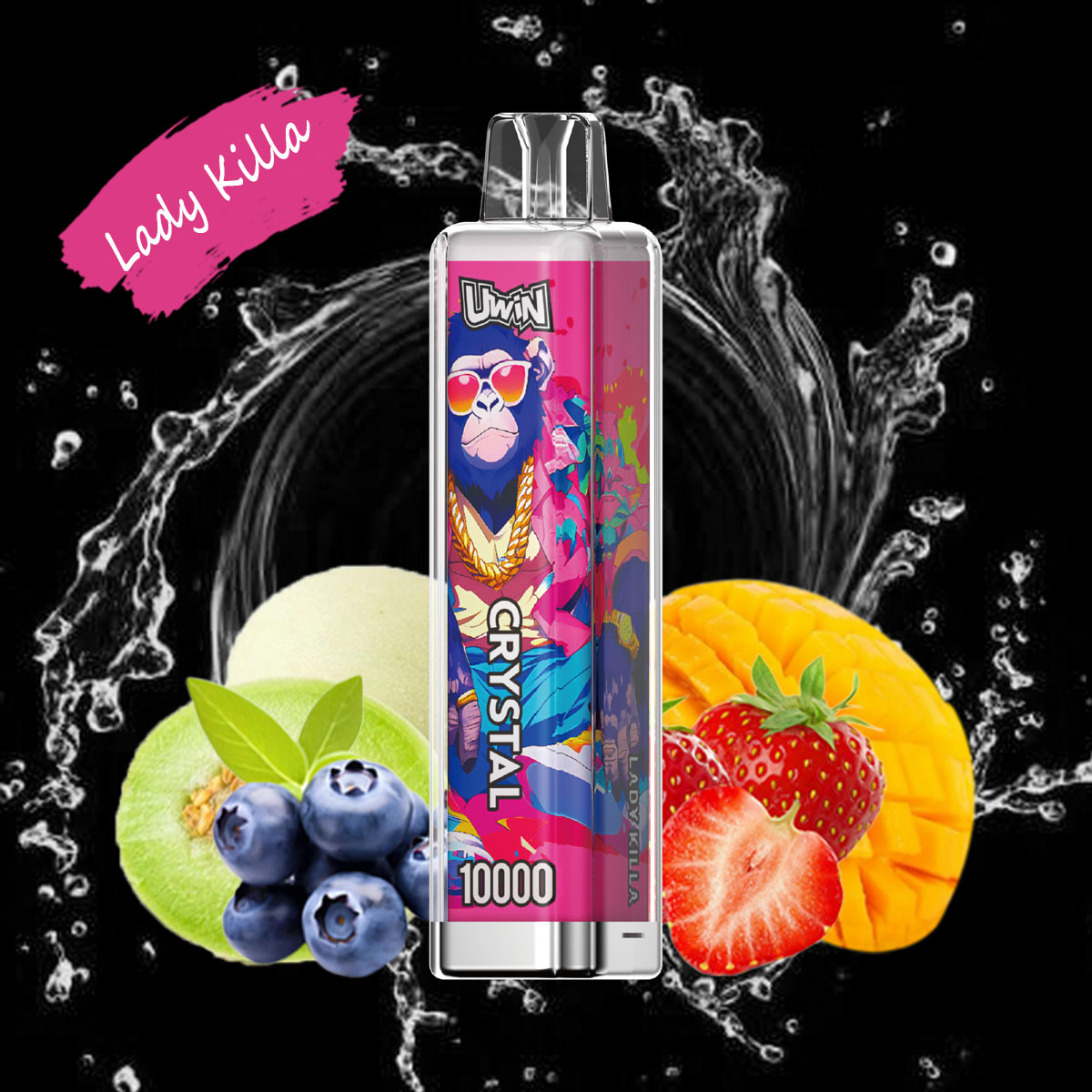 Uwin Crystal 10000 PUFFS (5 % Nicotie)