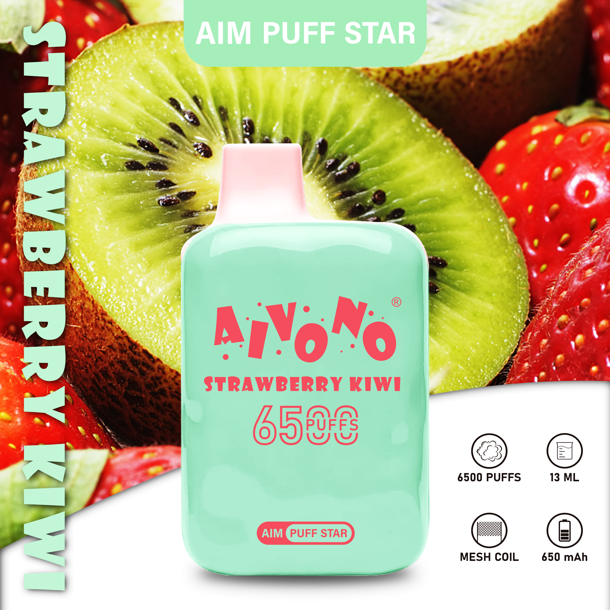 AIVONO AIM PUFF STAR 6500 Puffs Einweg-Vape(5 % Nikotingehalt)