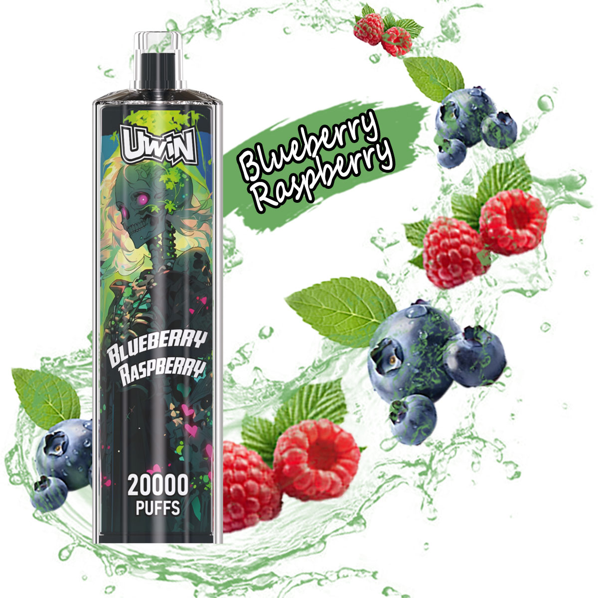 Uwin-SHISHA HOOKAH Crystal 20000 PUFFS (5 % Nicotine)