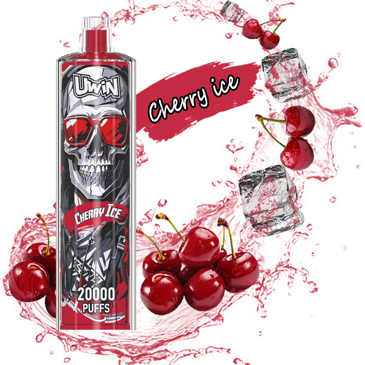 Uwin-SHISHA HOOKAH Crystal 20000 PUFFS (5 % Nicotine)