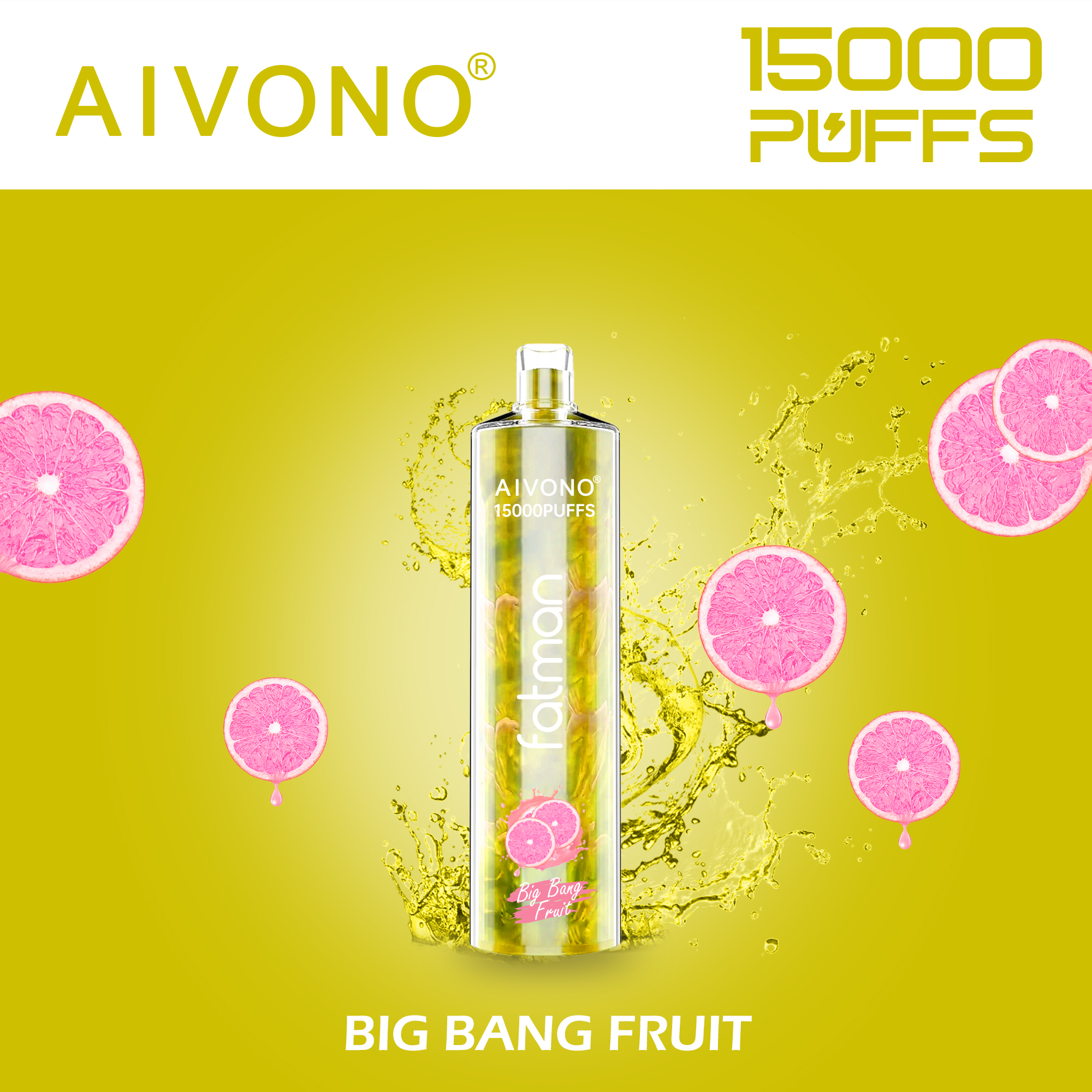 AIVONO Fatman 15000 Puff Einweg-Vape(5 % Nikotingehalt)
