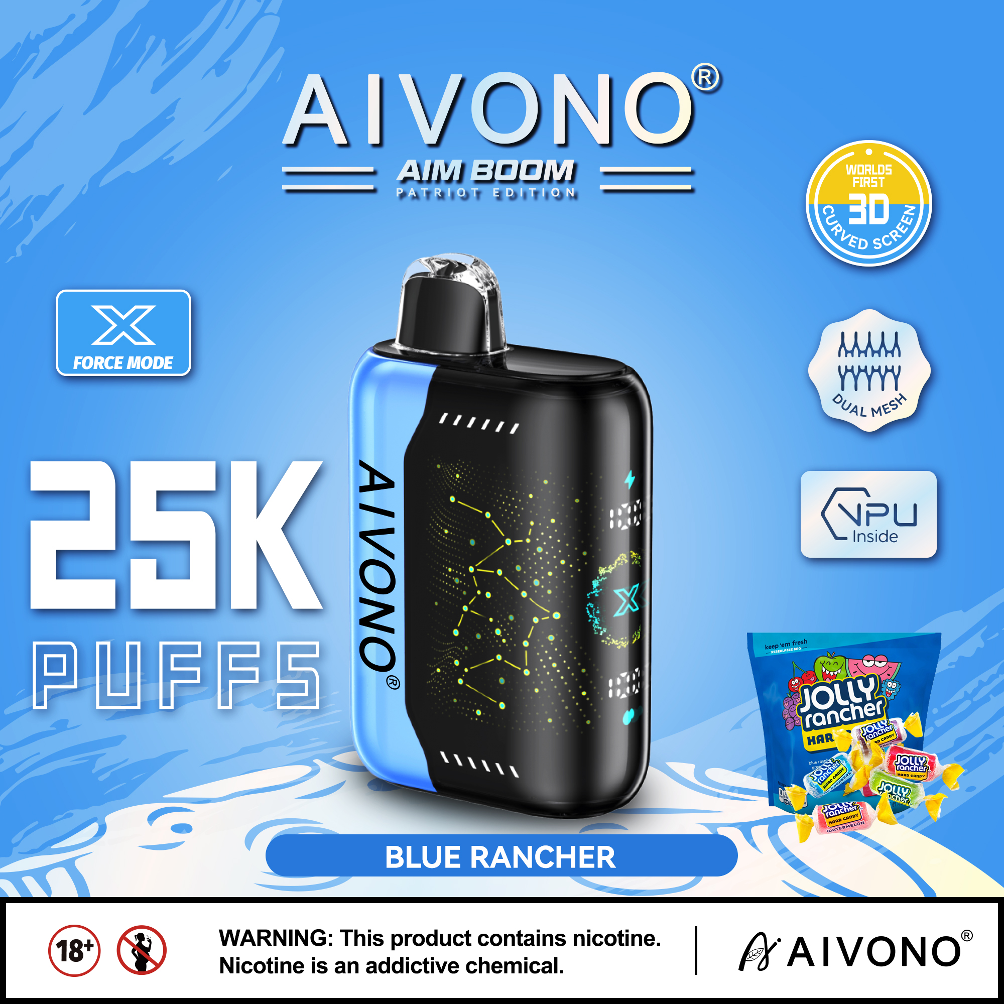 🔥Hot sale🔥AIVONO AIM BOOM 25000 Züge Einweg-Vape(5 % Nikotingehalt)