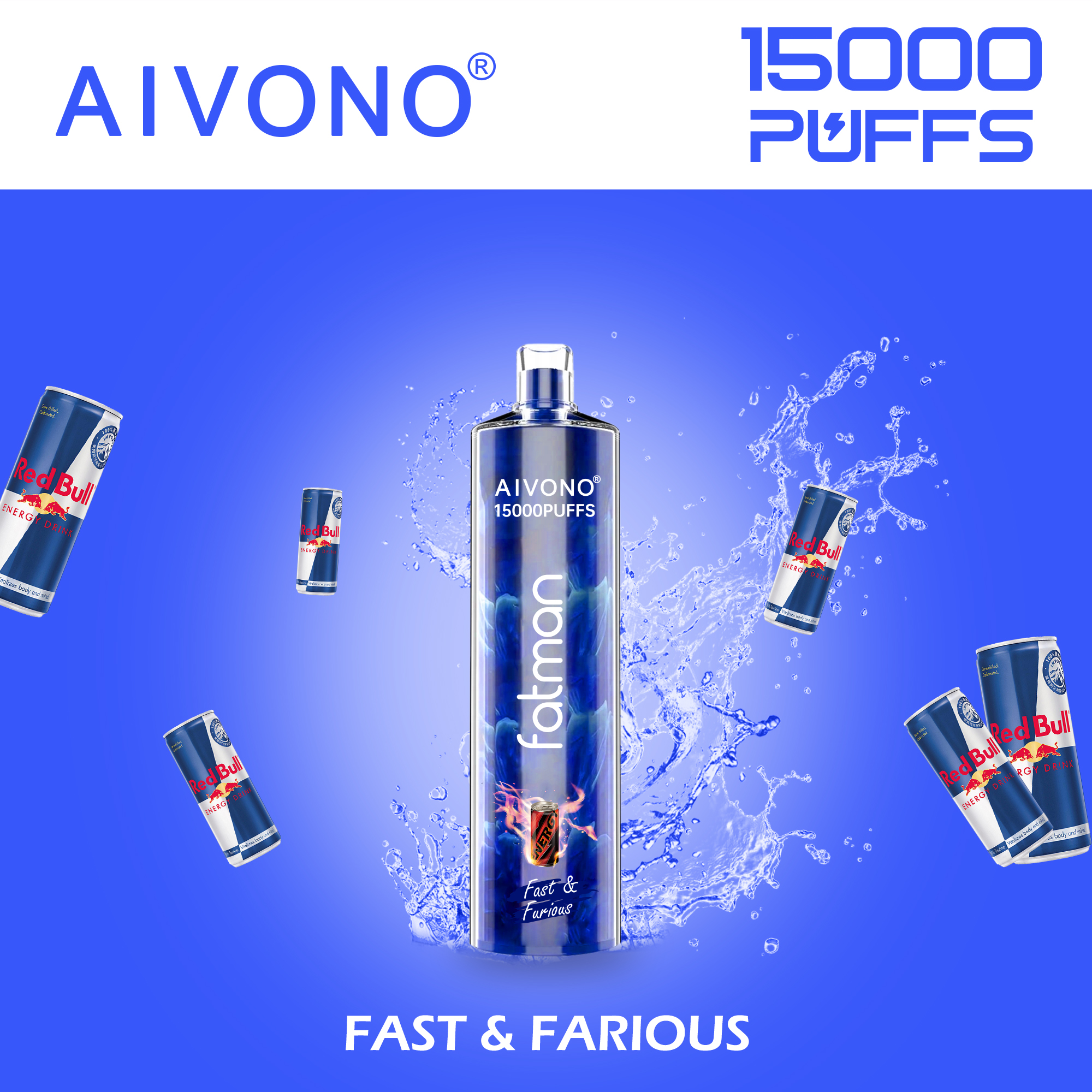 AIVONO Fatman 15000 Puff Einweg-Vape(5 % Nikotingehalt)