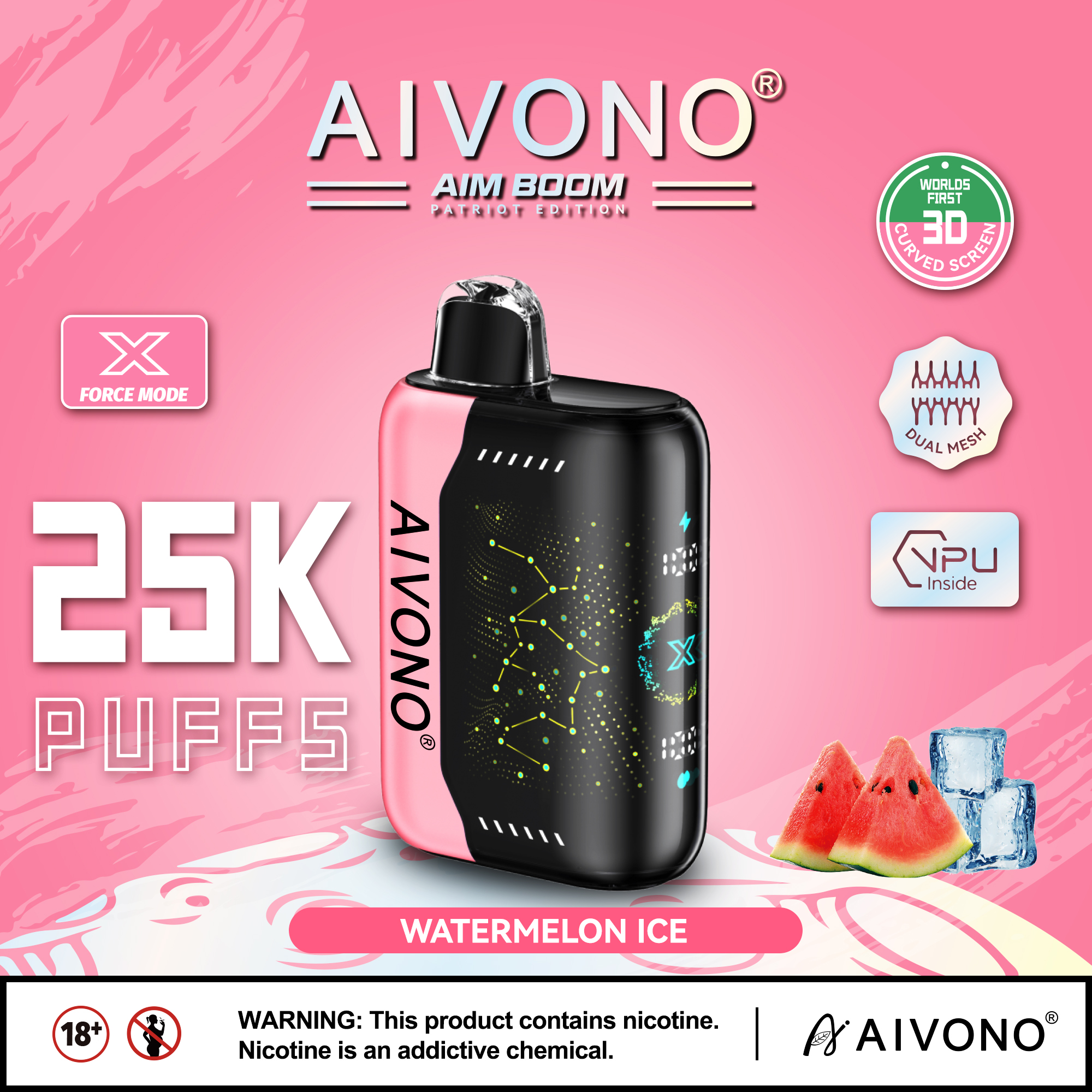 🔥Hot sale🔥AIVONO AIM BOOM 25000 Züge Einweg-Vape(5 % Nikotingehalt)