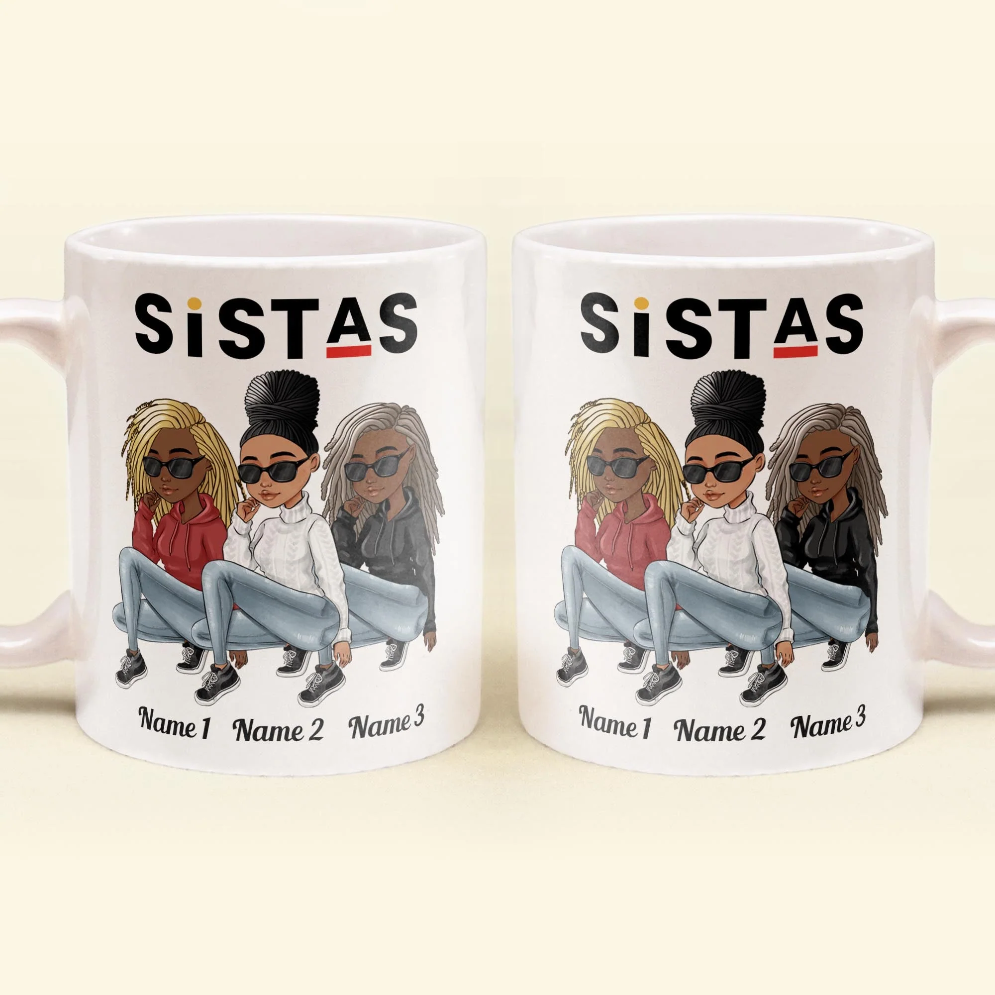 Sistas - Personalized Mug