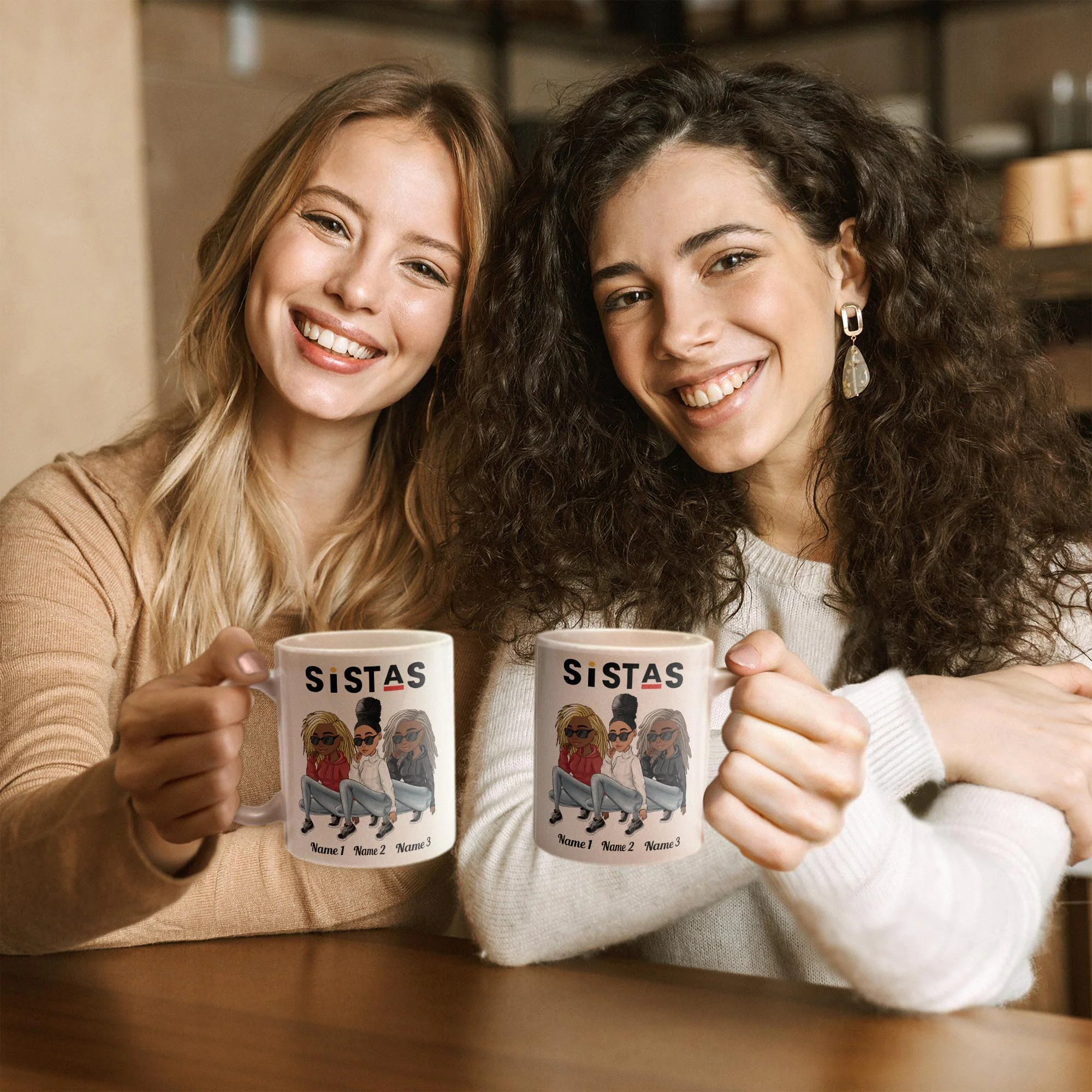 Sistas - Personalized Mug
