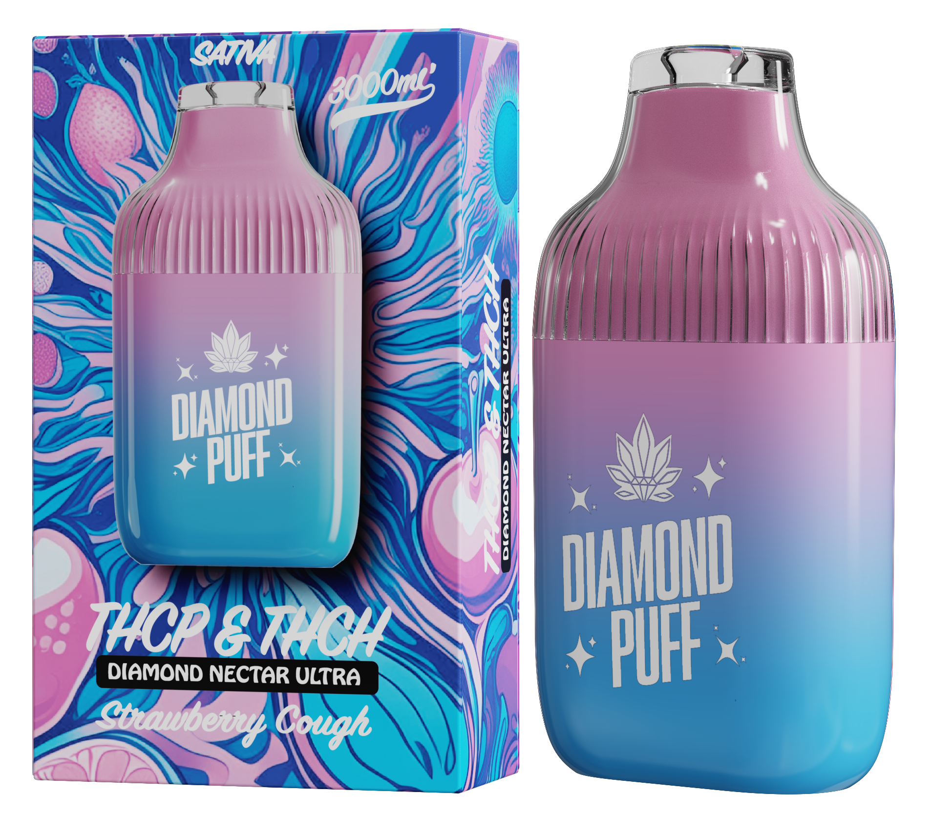 Diamond Nectar Vapes-Strawberry Cough- Sativa
