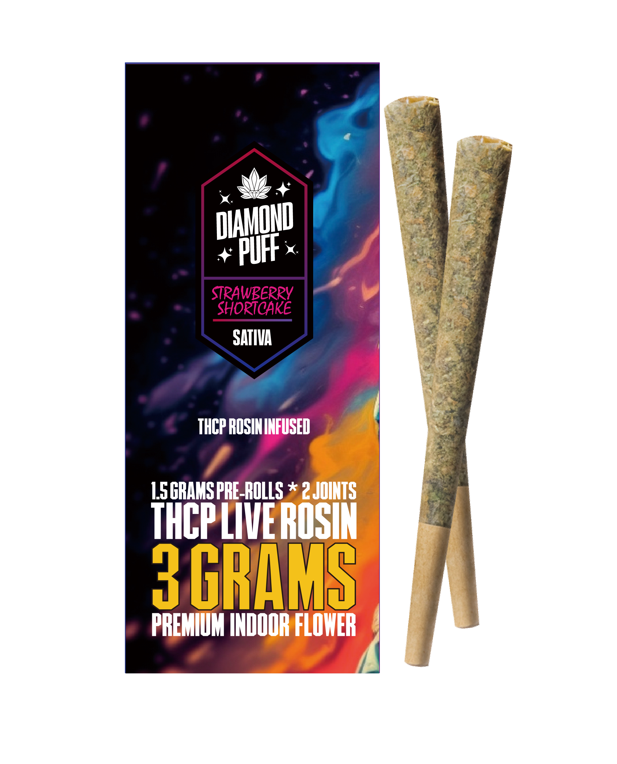 THCP Rosin Preroll-Strawberry Shortcake-Sativa