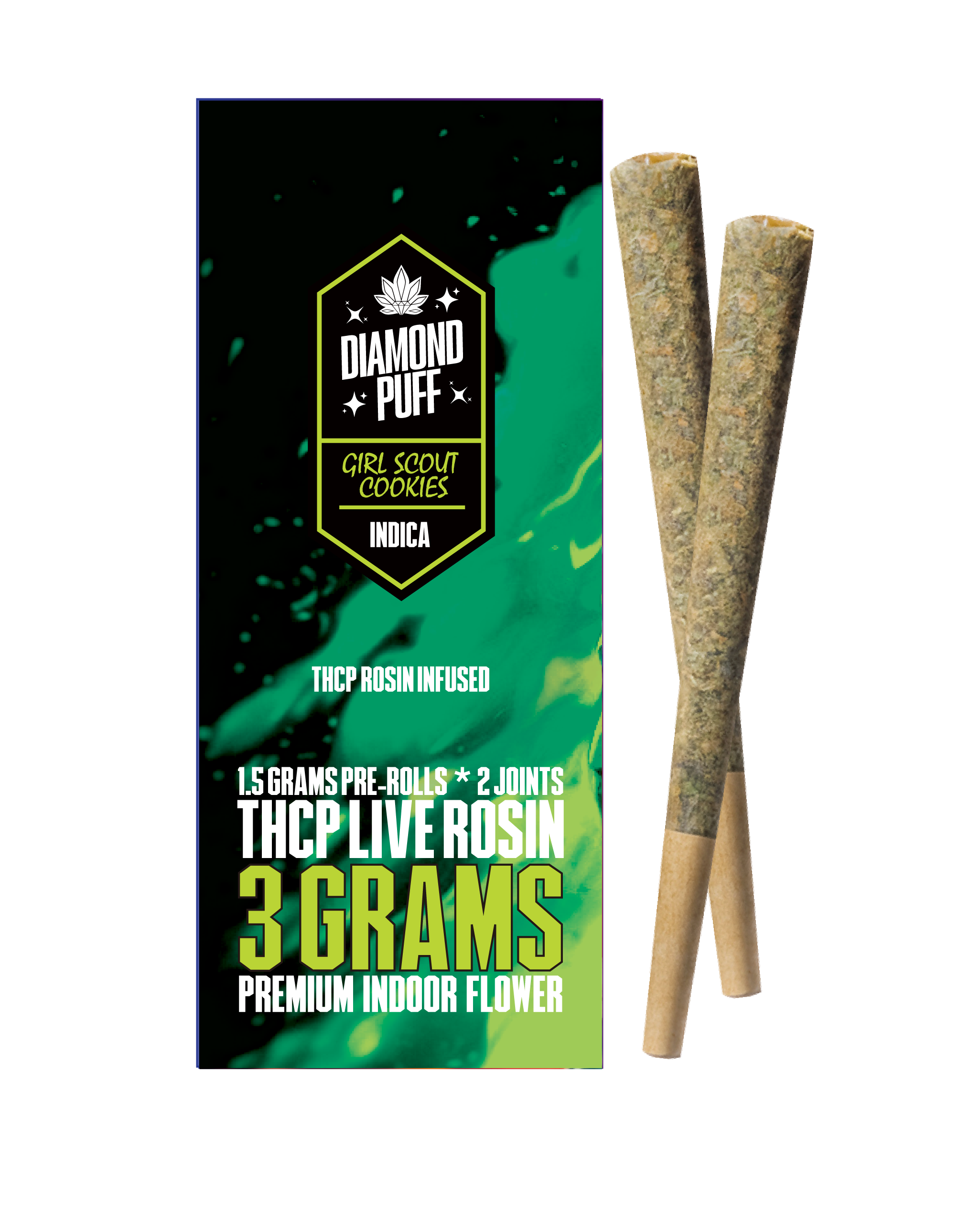 THCP Rosin Preroll-Girl Scout Cookies-Indica