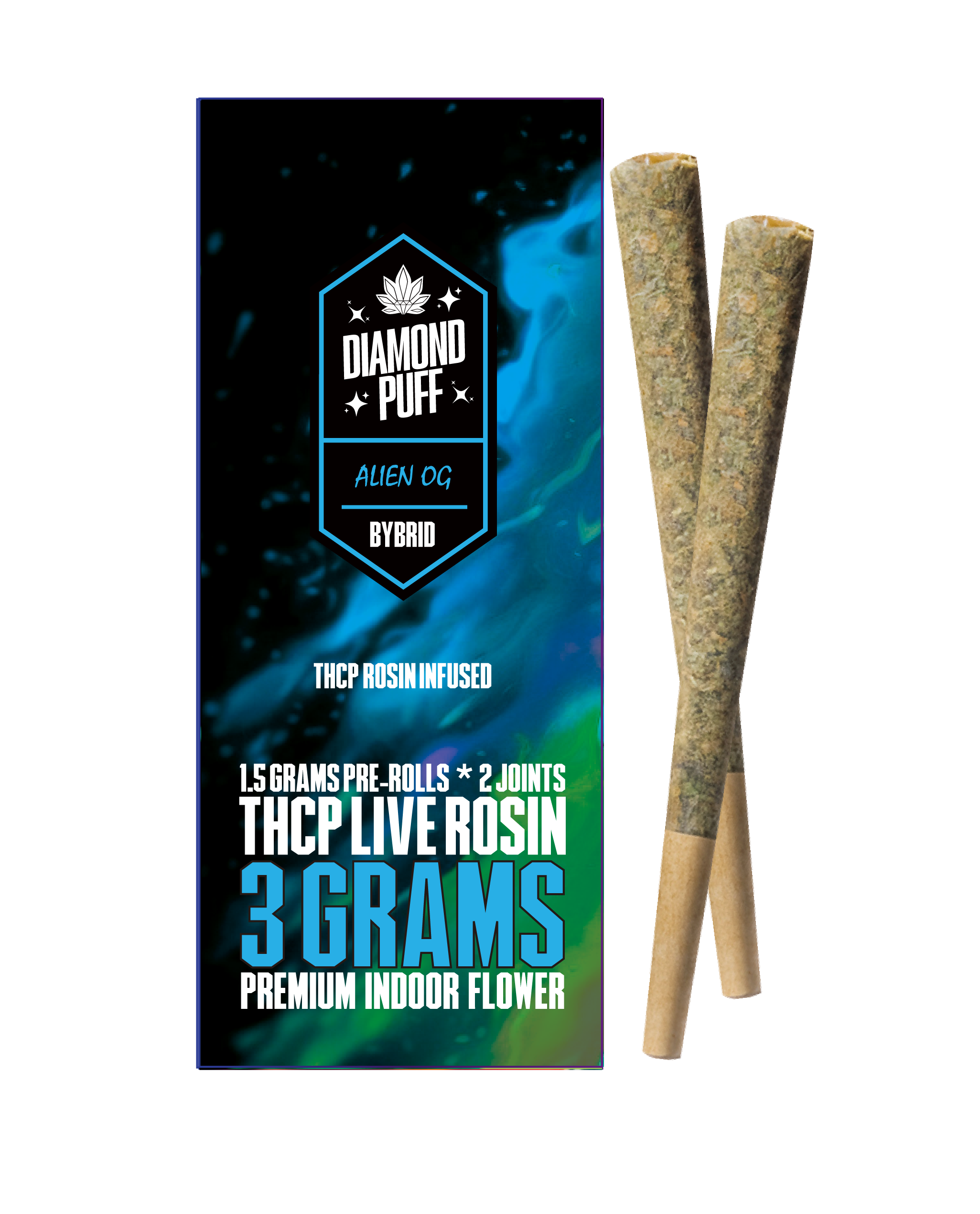 THCP Rosin Preroll-Alien OG- Hybrid