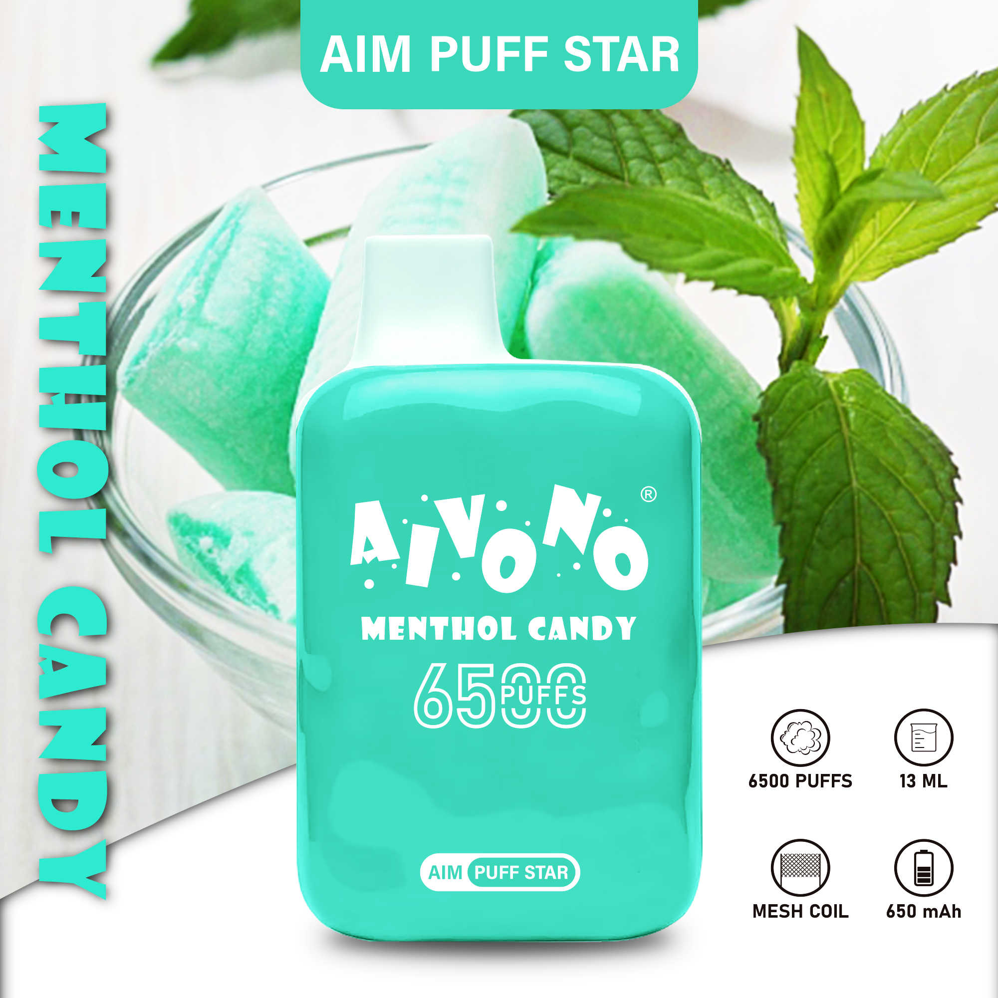 AIVONO AIM PUFF STAR 6500 Puffs Einweg-Vape(5 % Nikotingehalt)
