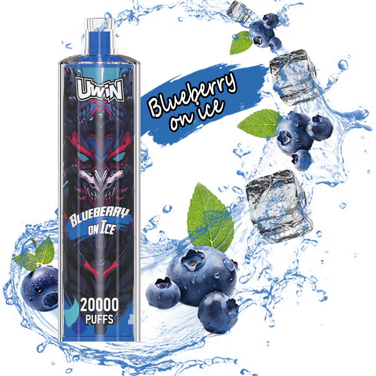 Uwin-SHISHA HOOKAH Crystal 20000 PUFFS (5 % Nicotine)