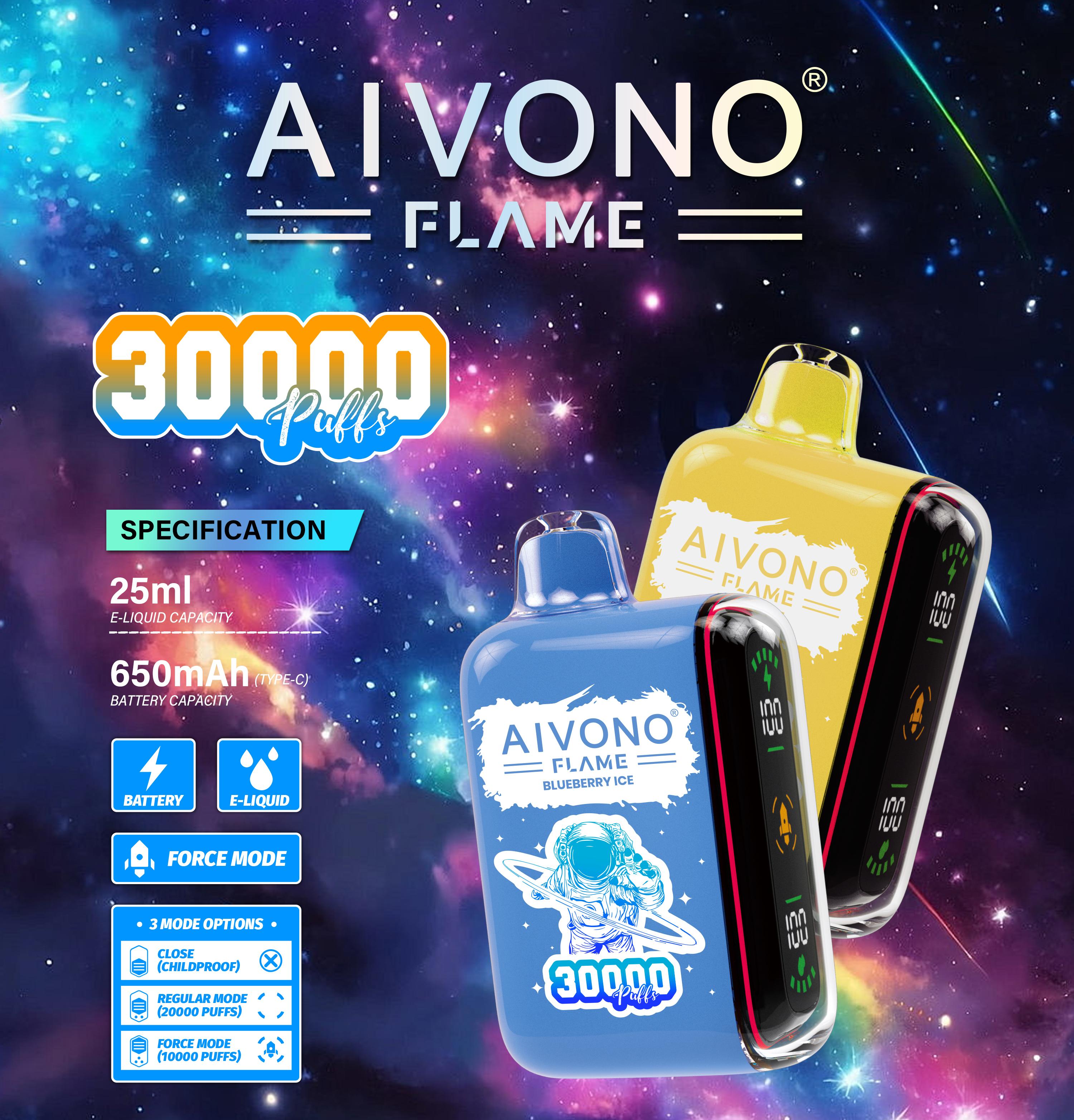 AIVONO AIM FLAME 30000 PUFFS (5 % Nikotingehalt)